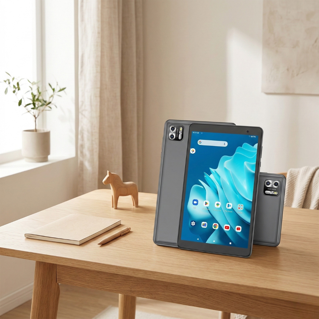 PRITOM 8palcový Android tablet pro každodenní použití a prohlížení | Temsk