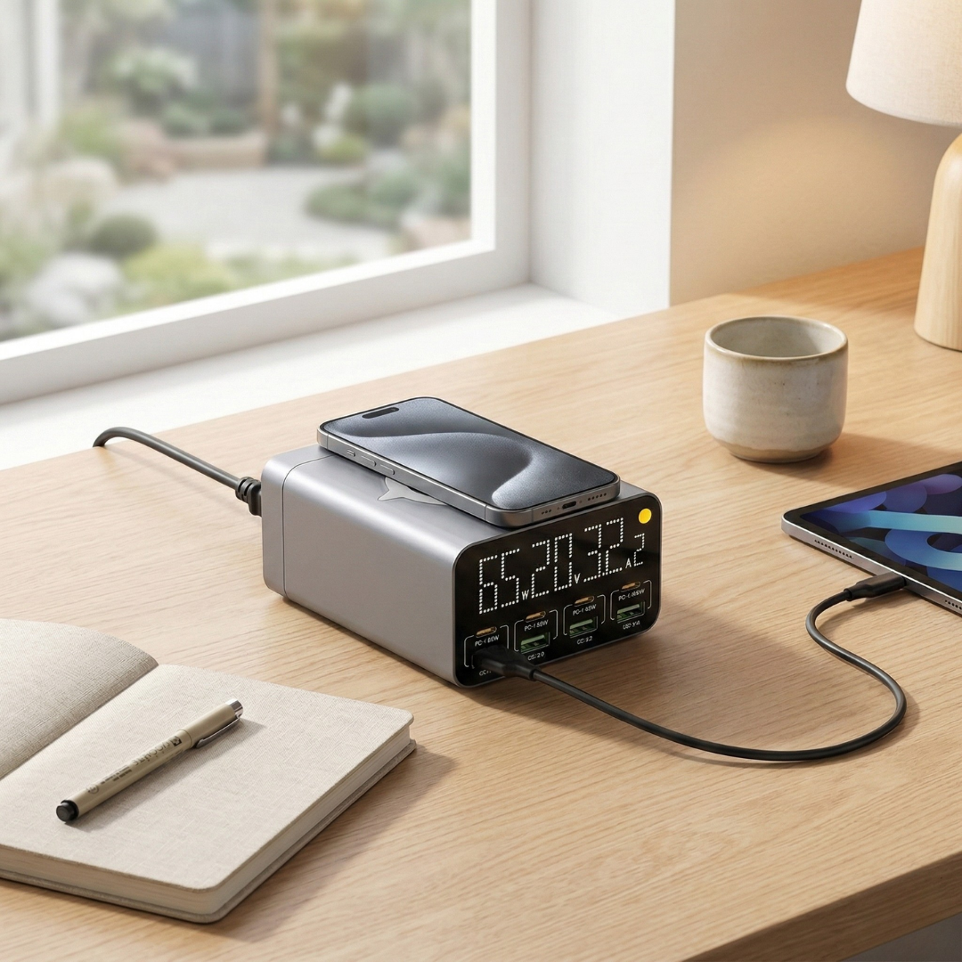 Nabíjecí stanice s více USB porty pro všechna vaše zařízení | Temsk