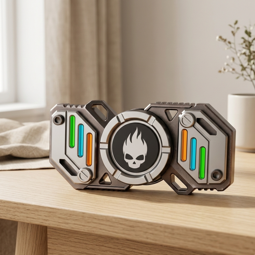Star Soldier lysende fidget spinner legetøj til børn og voksne | Temsk