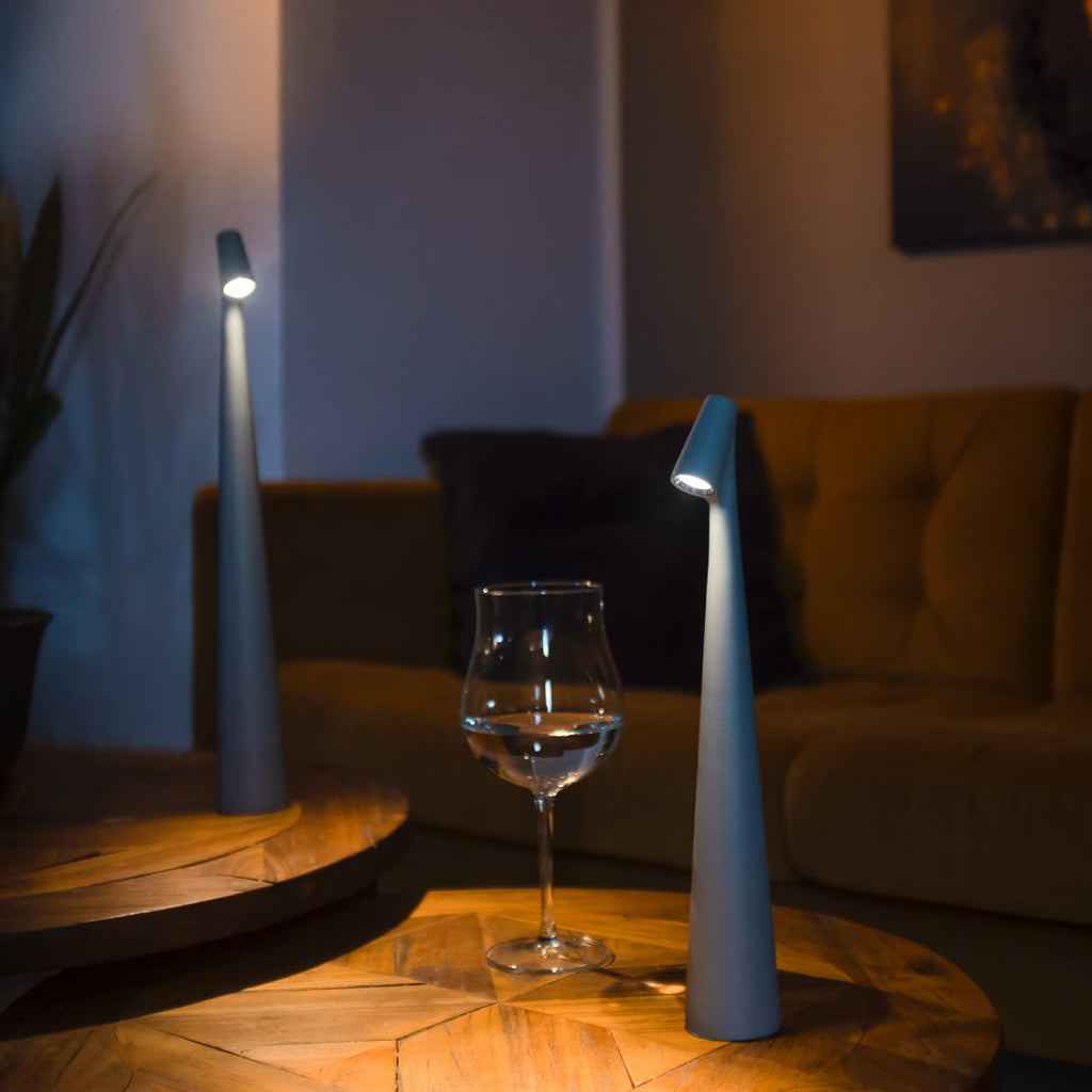 NovaLume Cordless LED Table Lamp for Warm Home Ambiance | Temsk