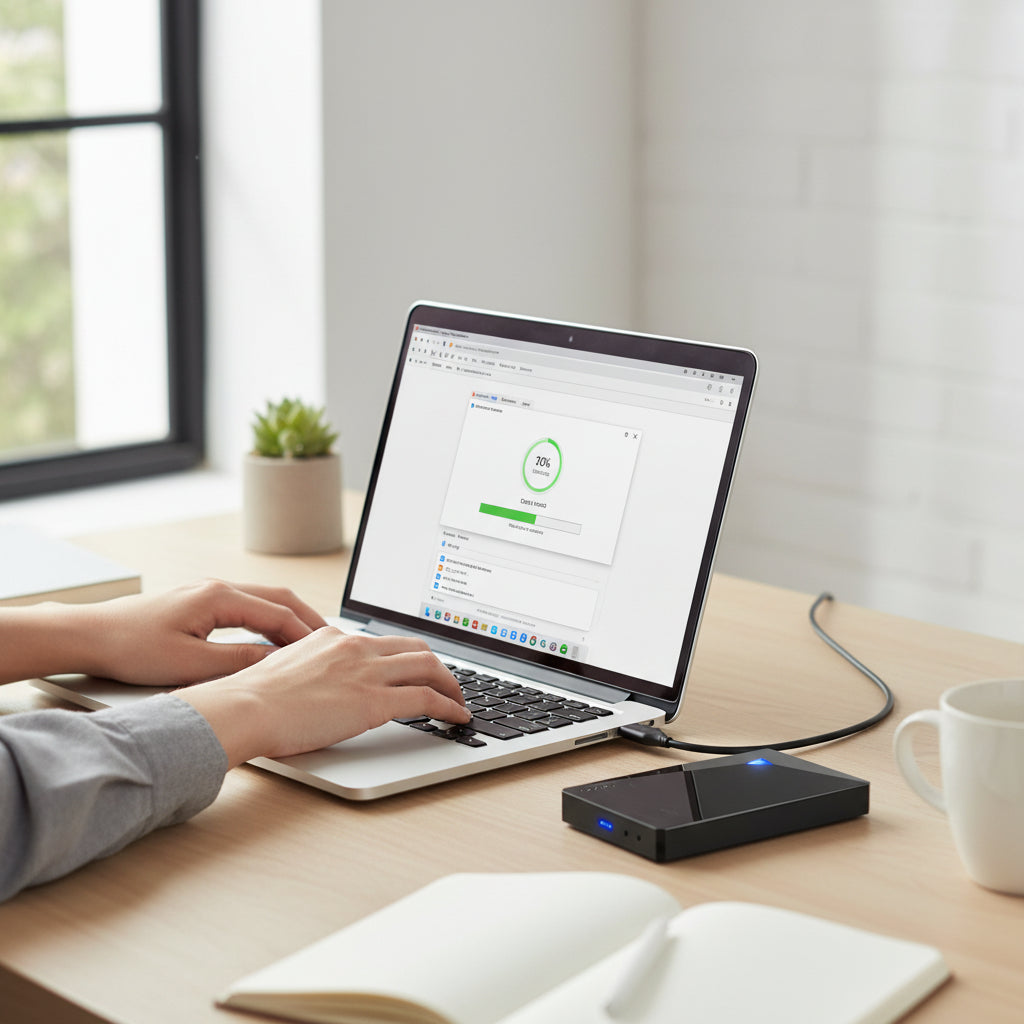 Slim Portable USB SSD External Drive For Easy Backup And Storage | Temsk