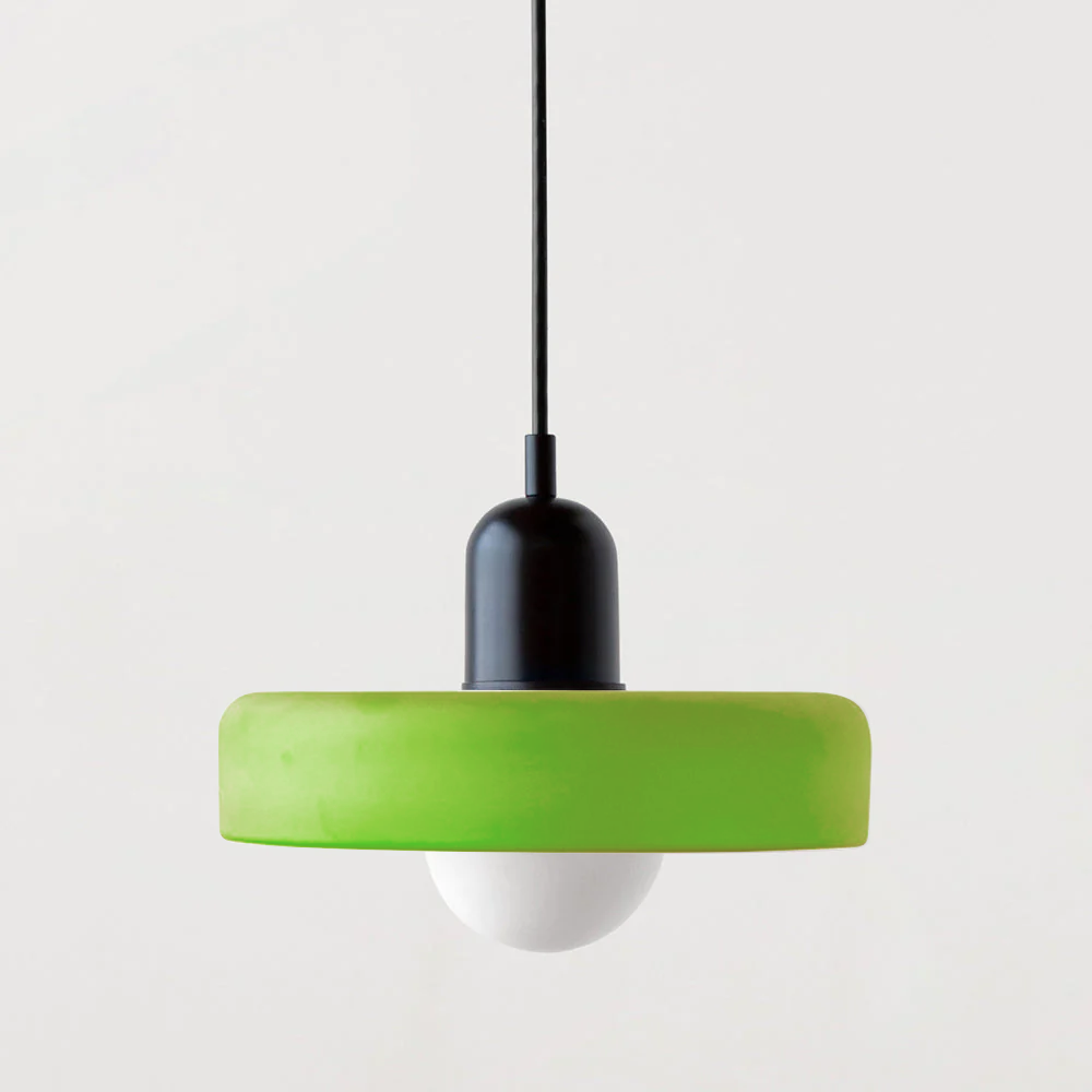 Nordische Pendelleuchte mit Retro-Glas-Look für bunte moderne Räume | Temsk