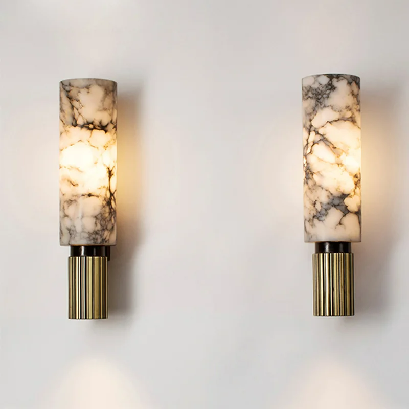 Corterra Marble Wall Light For Classic Home Decor Accent | Temsk