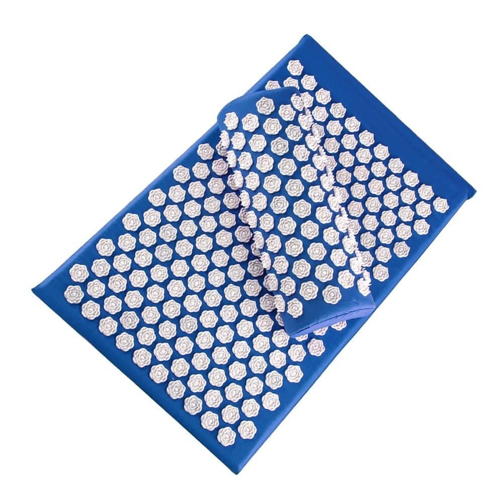 CalmFlow Acupressure Yoga Mat and Cushion Set for Natural Pain Relief and Relaxation | Temsk