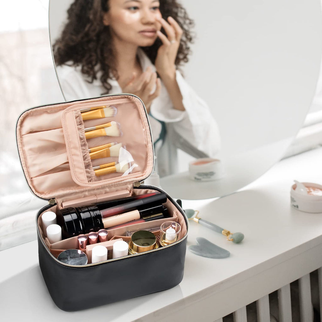 Rejsetaske til makeuporganisering Ideel mors dags gave | Temsk