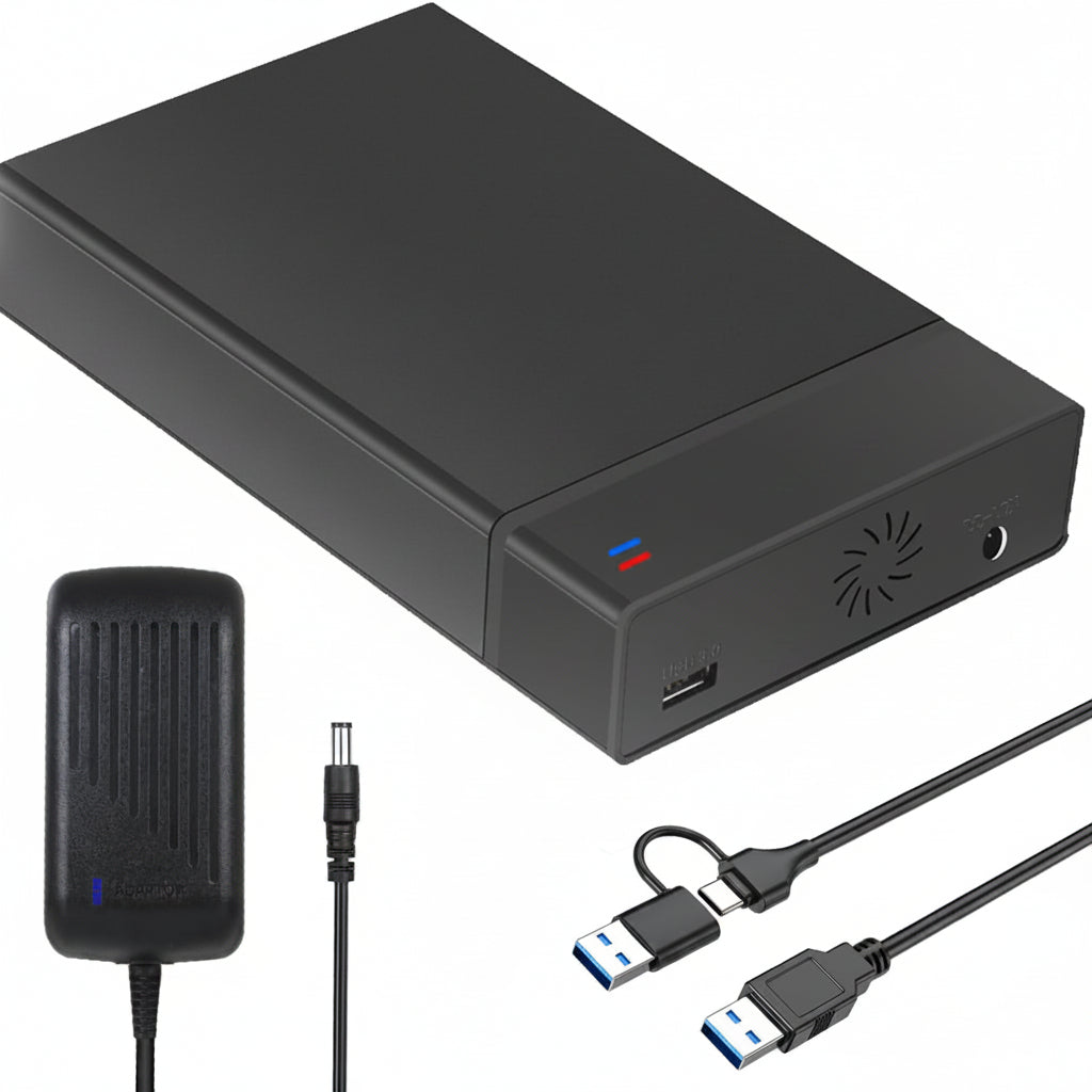 Portable USB 3.0 SATA Enclosure For 2.5 And 3.5 Inch HDD And SSD | Temsk