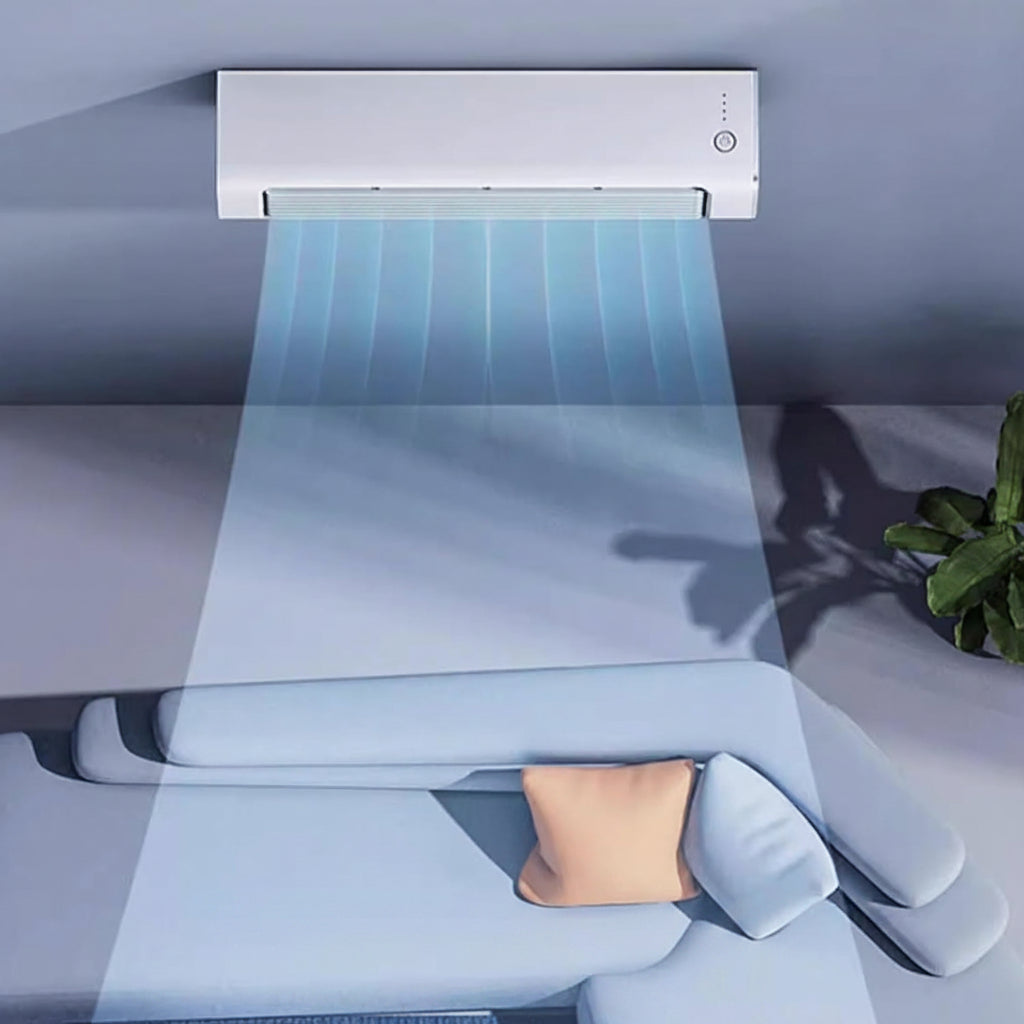 Tragbarer luftstromloser Klimaanlagenventilator mit Fernbedienung, wandmontierter Kühler | Temsk