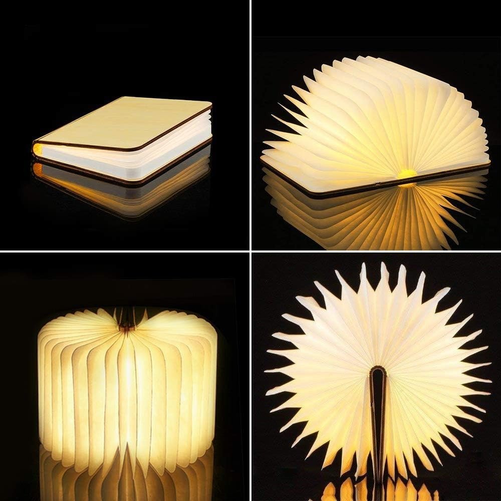 Lumibook 360 Degree Foldable Table Lamp, Rechargeable Ambient Light | Temsk