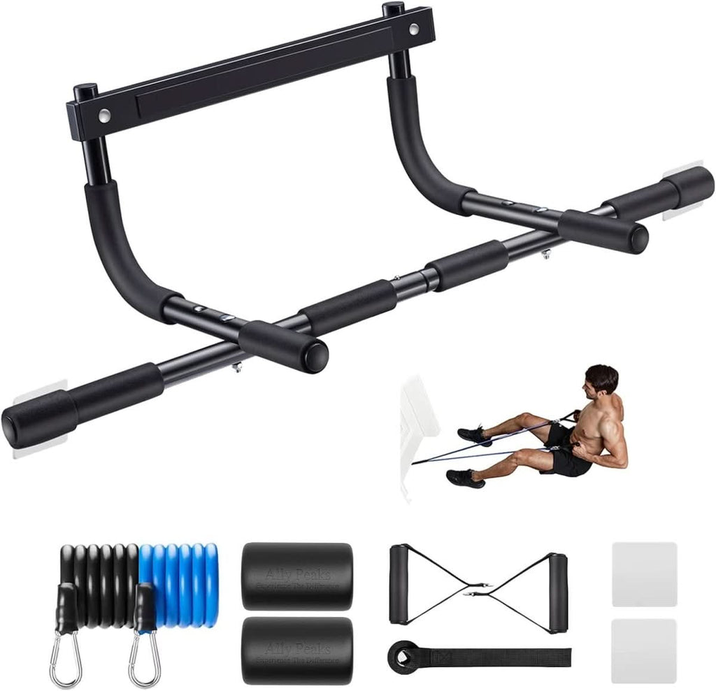 IronCore Pull-Up Bar for Door Frames, Steel Bar With 200 Kg Load Capacity | Temsk