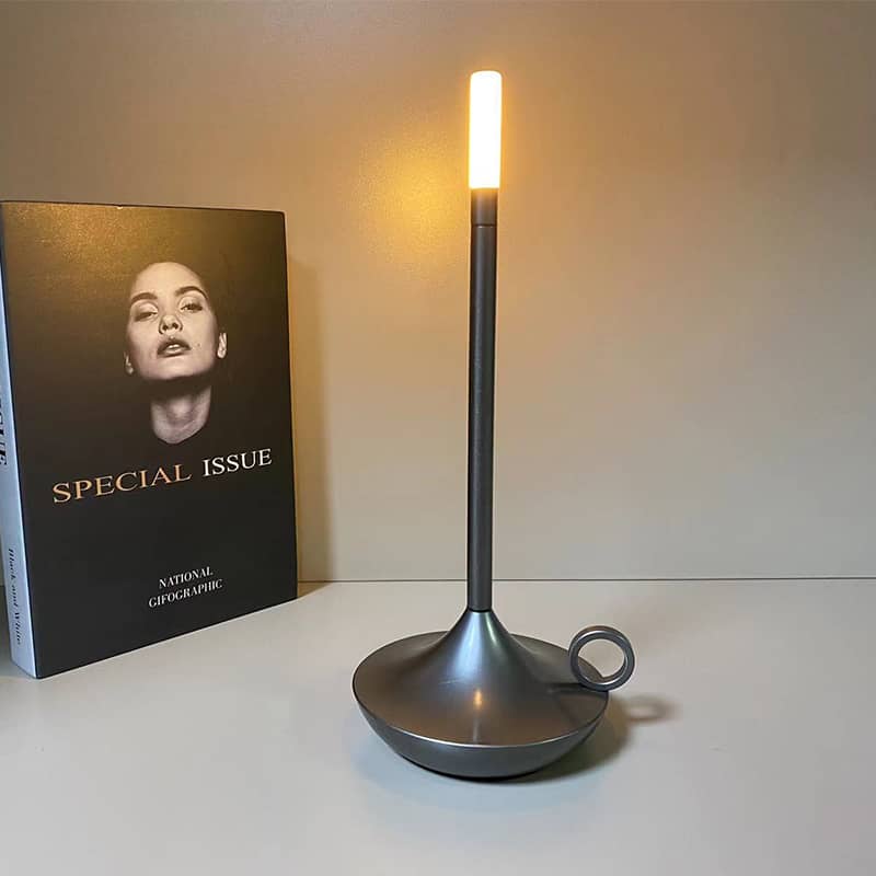 Graceful Curves Define LumenAstra Candlestick Lamp For Timeless Charm | Temsk