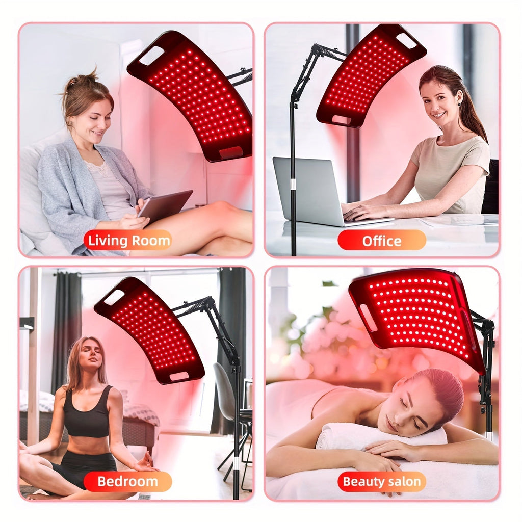Home Wellness Red Light Therapy Device With Infrared Stand | Temsk