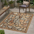 StoneCraft Patio Teppich Strapazierfähiger waschbarer Terrassen-Teppich | Temsk