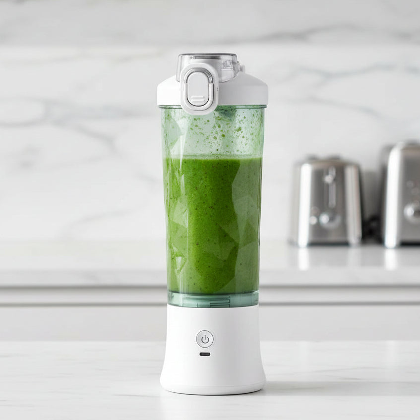 NovaBlend Pro Portable Smoothie Blender With 4000 mAh Battery And 600 ml Capacity | Temsk