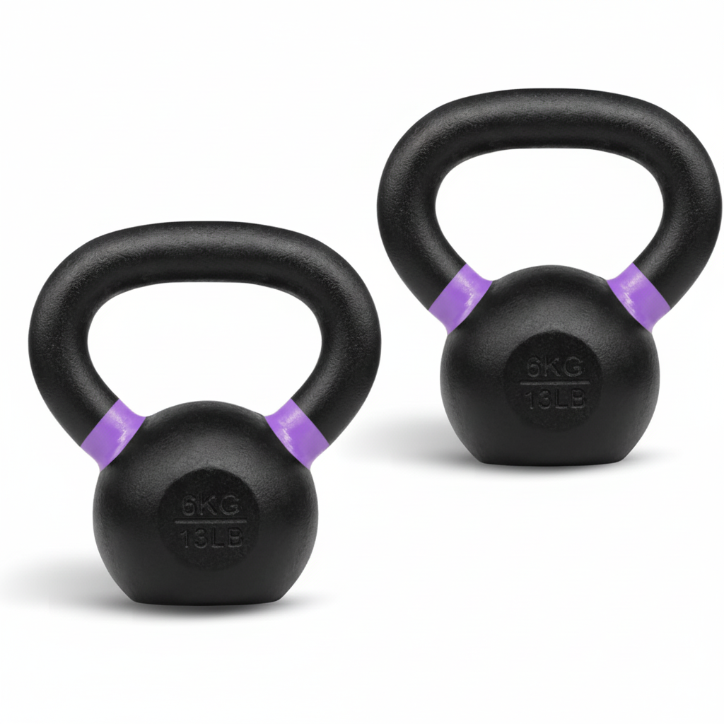 Cast Iron Kettlebell For Full Body Strength Training, Durable Home Gym Equipment | Temsk