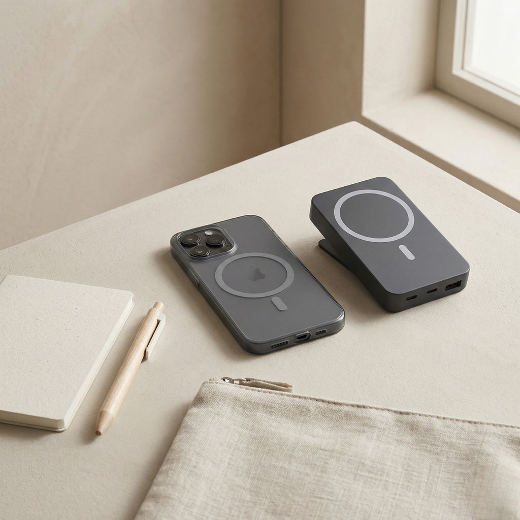 Magnetic Wireless Power Bank For Travel And Everyday Use | Temsk