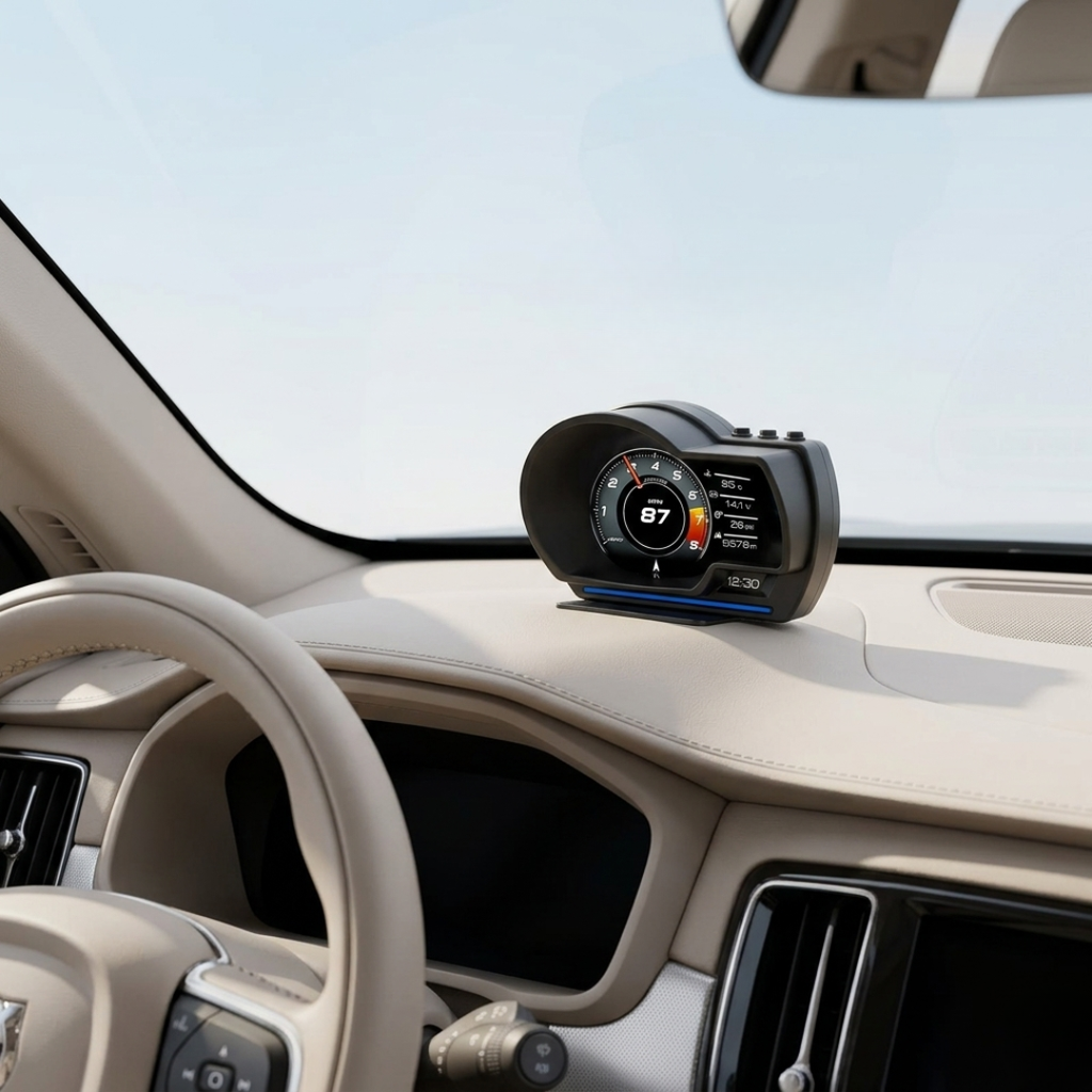 OBD2 Car Head-Up Display For Vehicles Dash Information Readout | Temsk