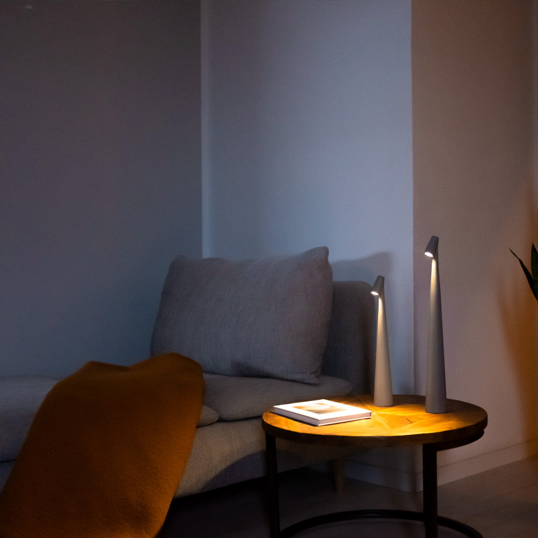 NovaLume Cordless LED Table Lamp for Warm Home Ambiance | Temsk