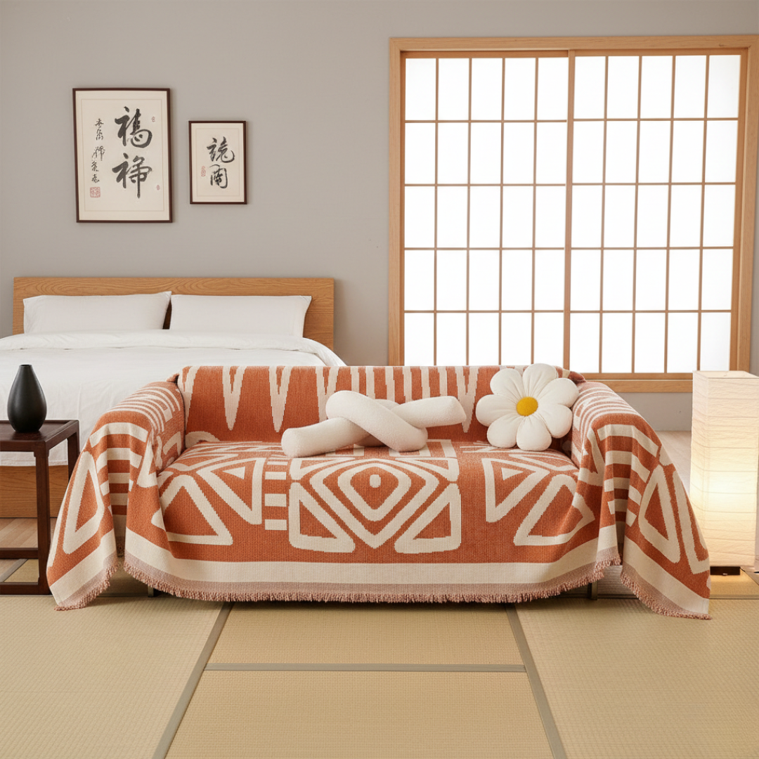 Geometric Boho Style Washable Non-Slip Sofa Cover | Temsk