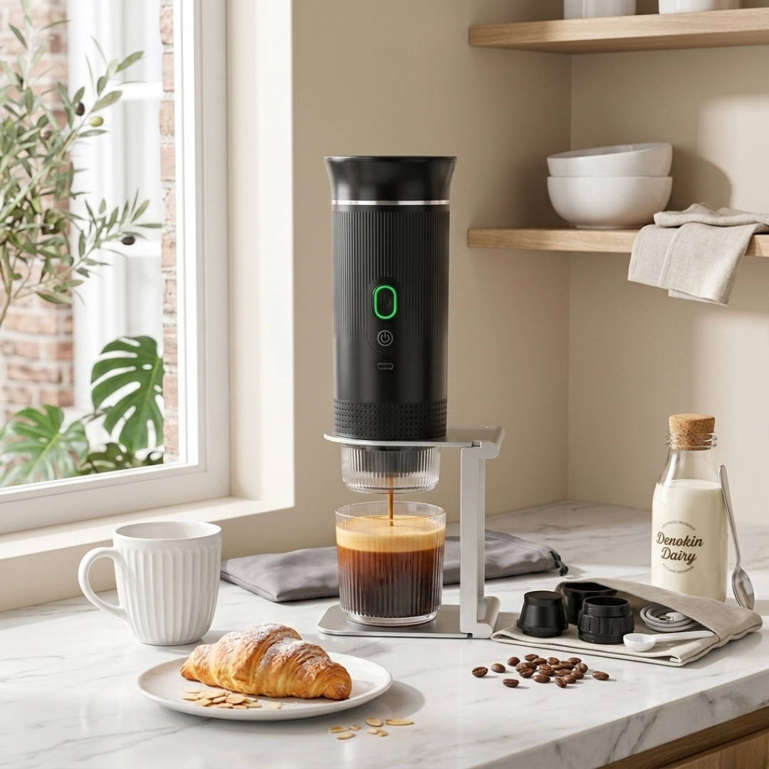 3 In 1 Portable Espresso Coffee Machine For Home And Travel | Temsk