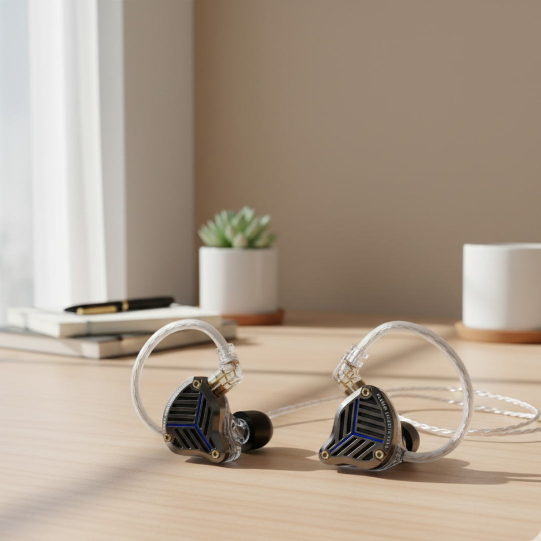 Auriculares com fios Hi-Fi Temsk para reprodução de música de alta qualidade