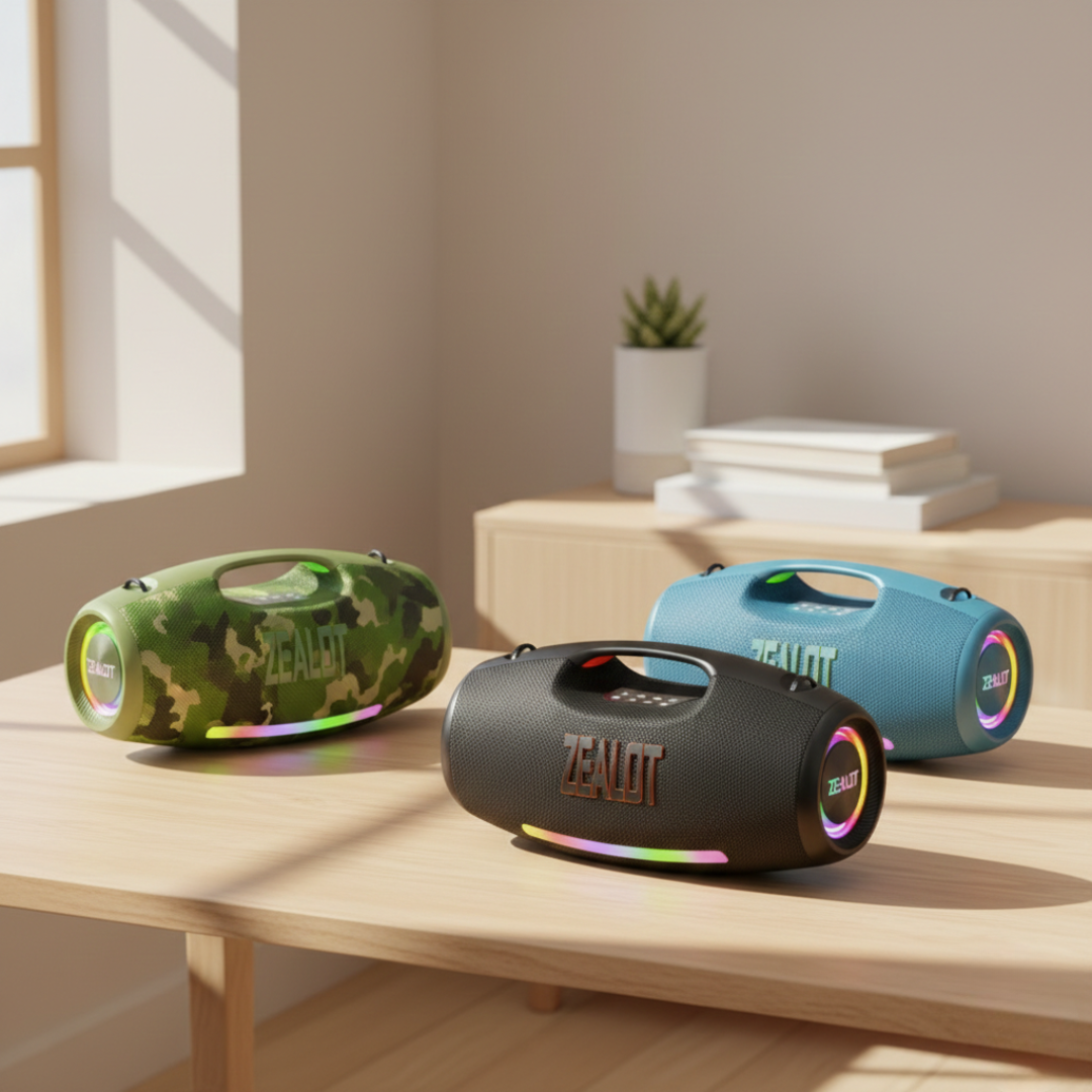 Compact Bluetooth Speaker Portable Wireless Speaker for Everyday Use | Temsk