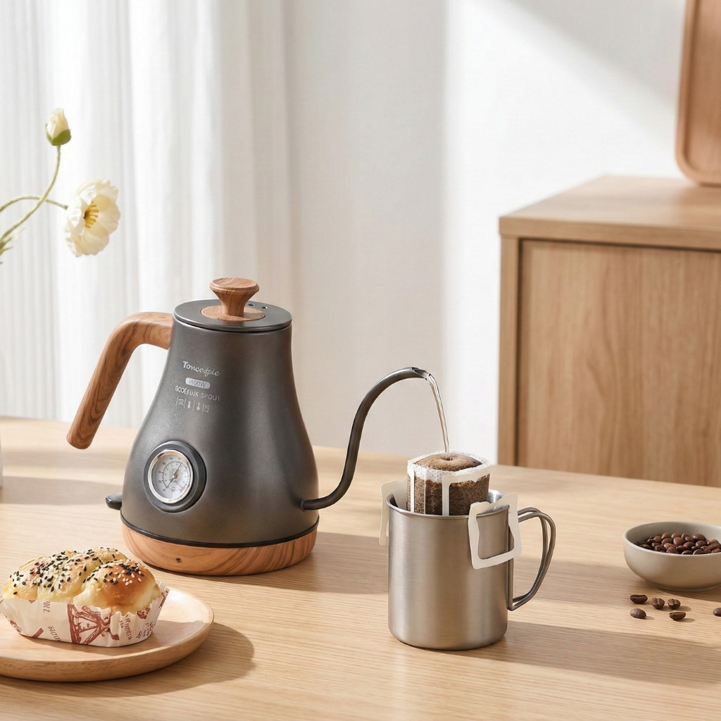 Stainless Steel Electric Kettle With Fast Boil Capability | Temsk
