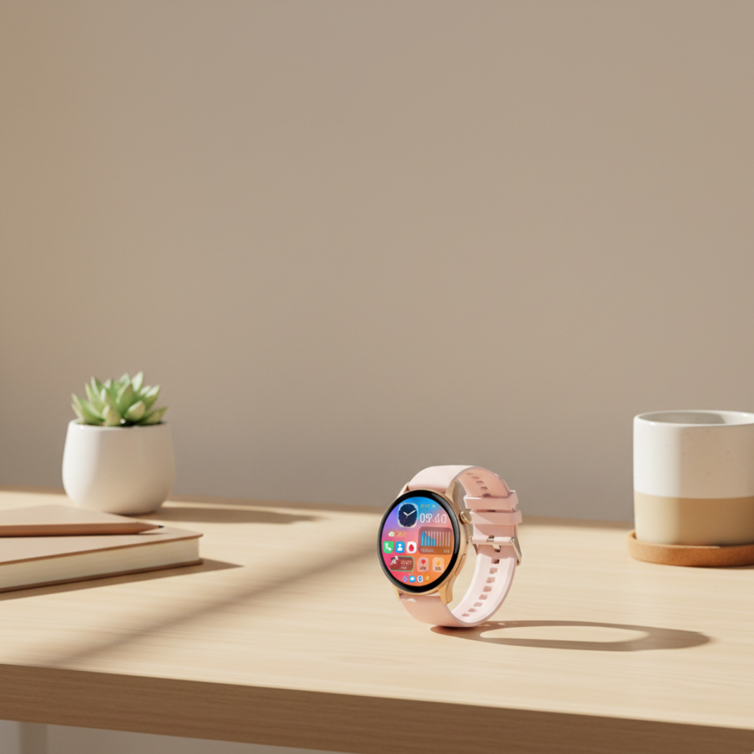 Women’s AMOLED Smartwatch With Waterproof Design And Bluetooth Calling | Temsk
