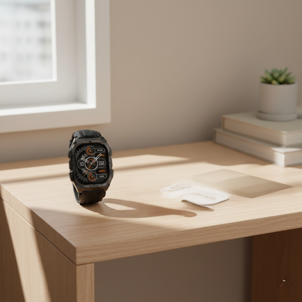 Military GPS Smartwatch Rugged Outdoor Watch With AMOLED Display | Temsk