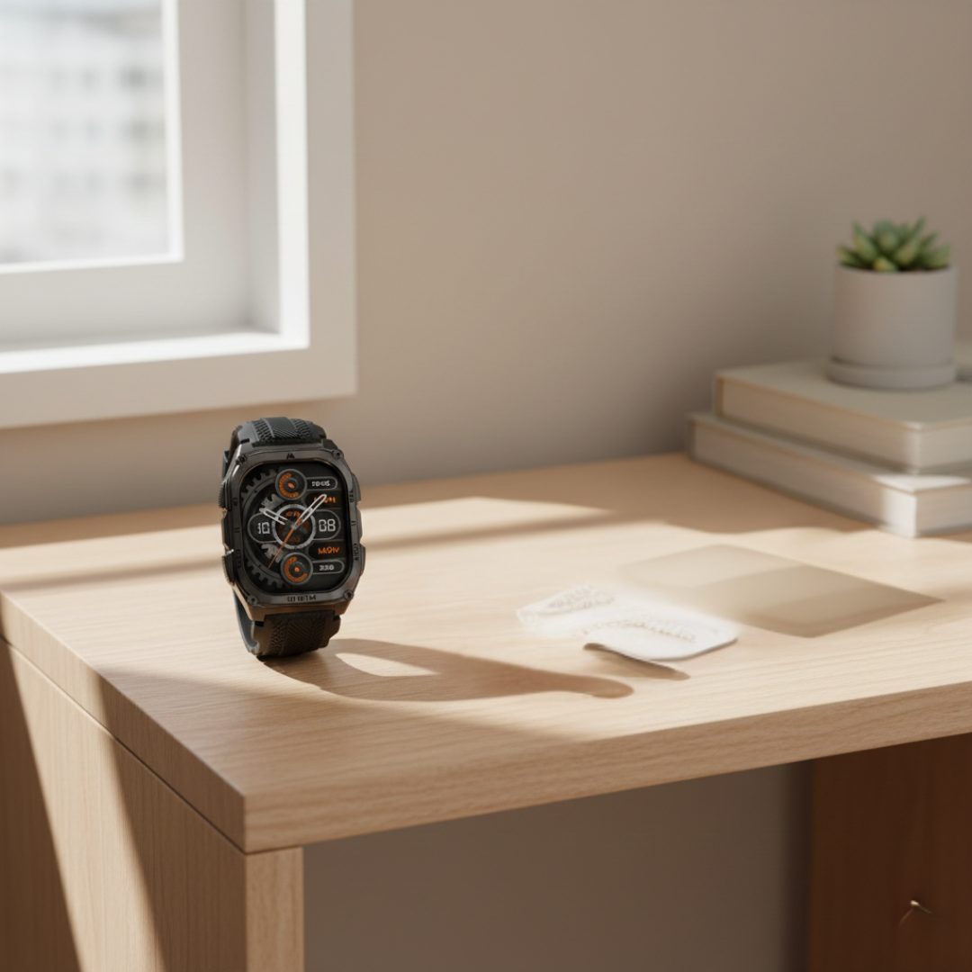 Military GPS Smartwatch Rugged Outdoor Watch With AMOLED Display | Temsk