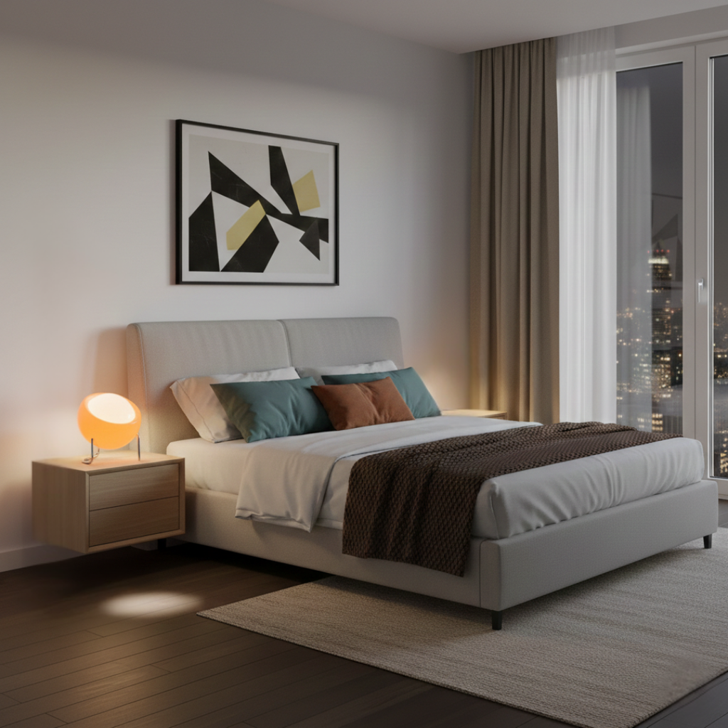 Elegant Indoor Glass Table Lamp For Living Room And Bedroom Decor | Temsk