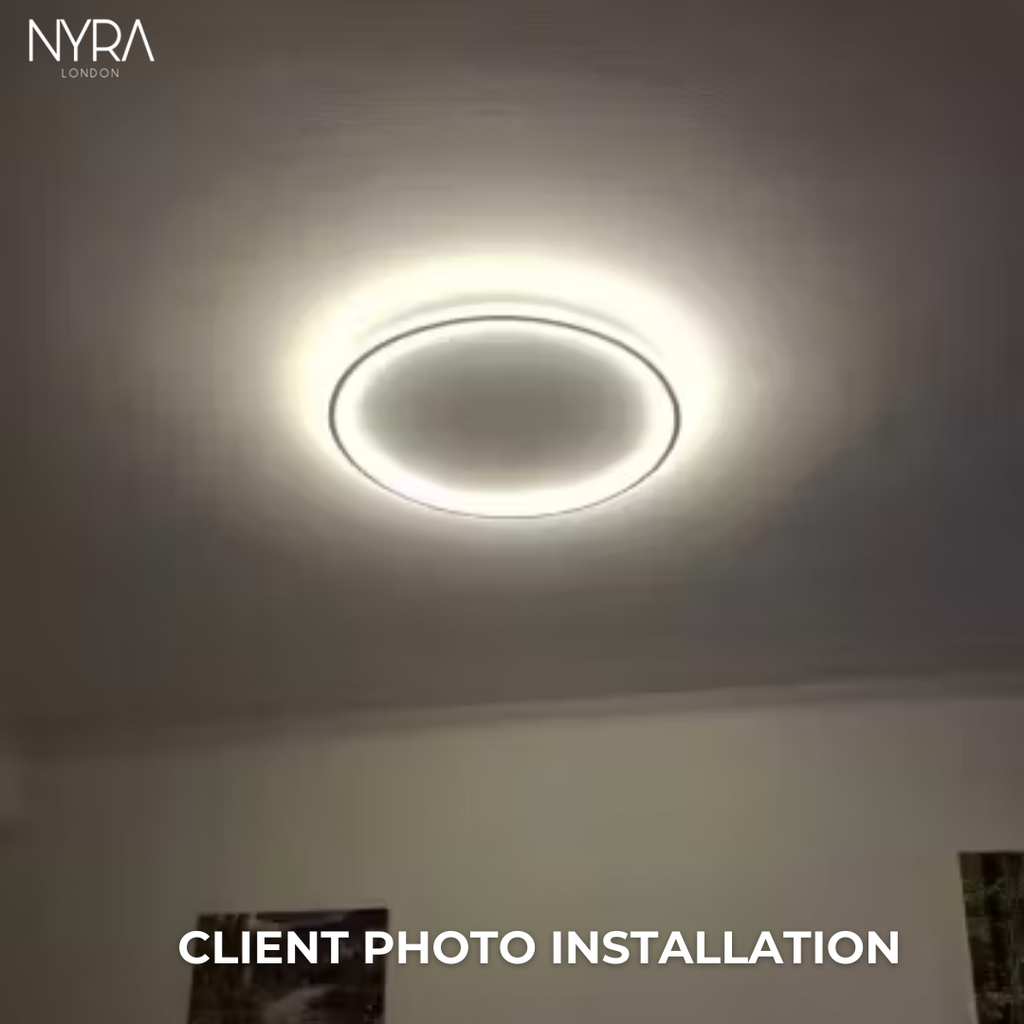 LumaEdge Slim LED Ceiling Lamp For Modern Interiors With Minimalist Glow | Temsk