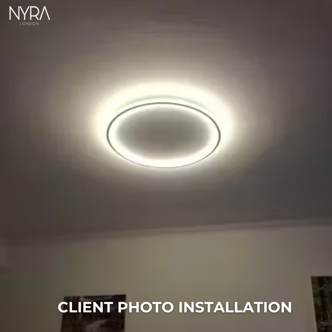 LumaEdge Slim LED Ceiling Lamp For Modern Interiors With Minimalist Glow | Temsk
