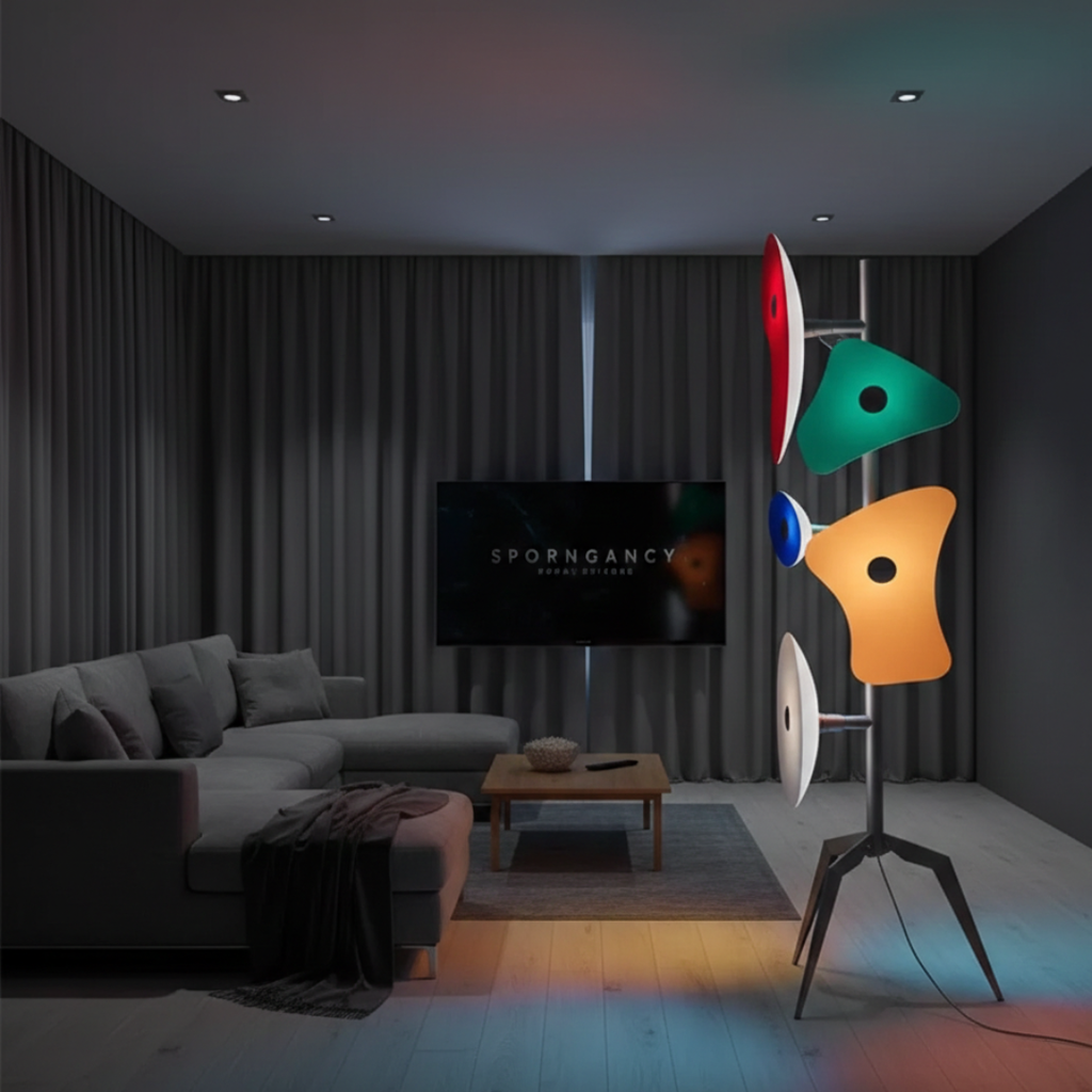 Colour Changing LED Floor Lamp For Modern Living Spaces | Temsk