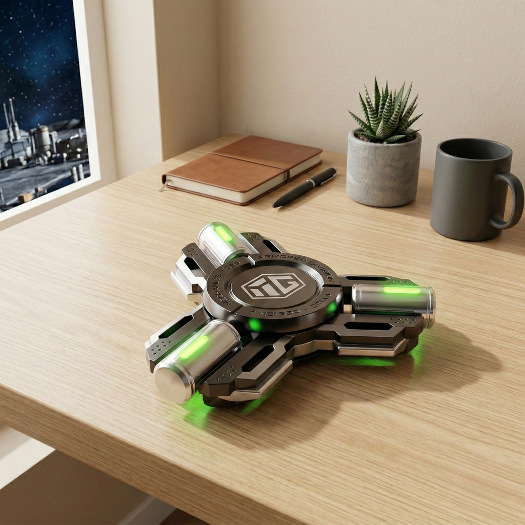 High-Speed Metal Fidget Spinner For Daily Desk And On-The-Go Use | Temsk