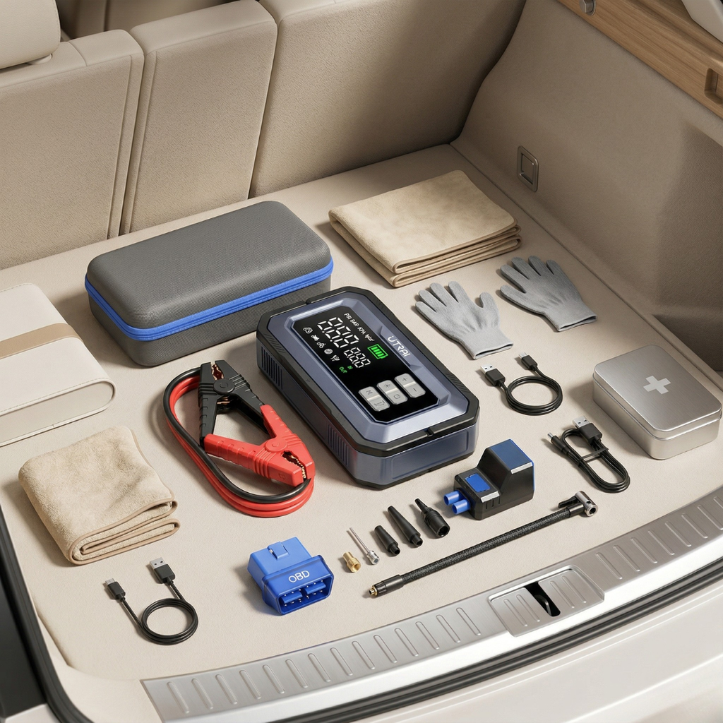 Car Jump Starter With Air Compressor For Emergency Roadside Power | Temsk