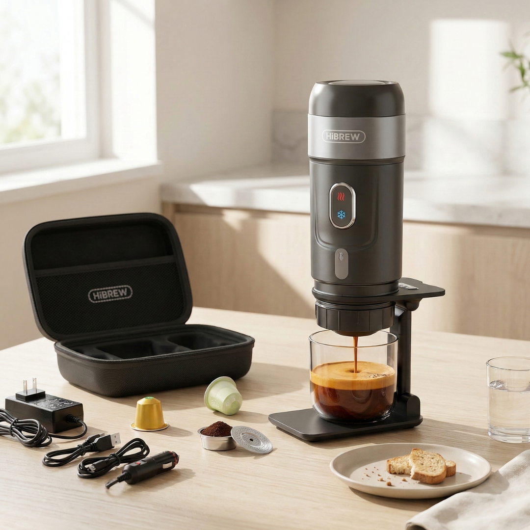 12V Portable Espresso Maker For Travel And On The Road | Temsk