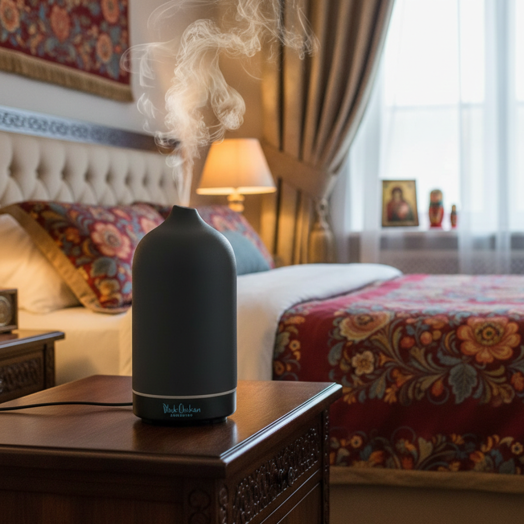 Skypipe compacte ultrasone diffuser voor essentiële oliën | Temsk