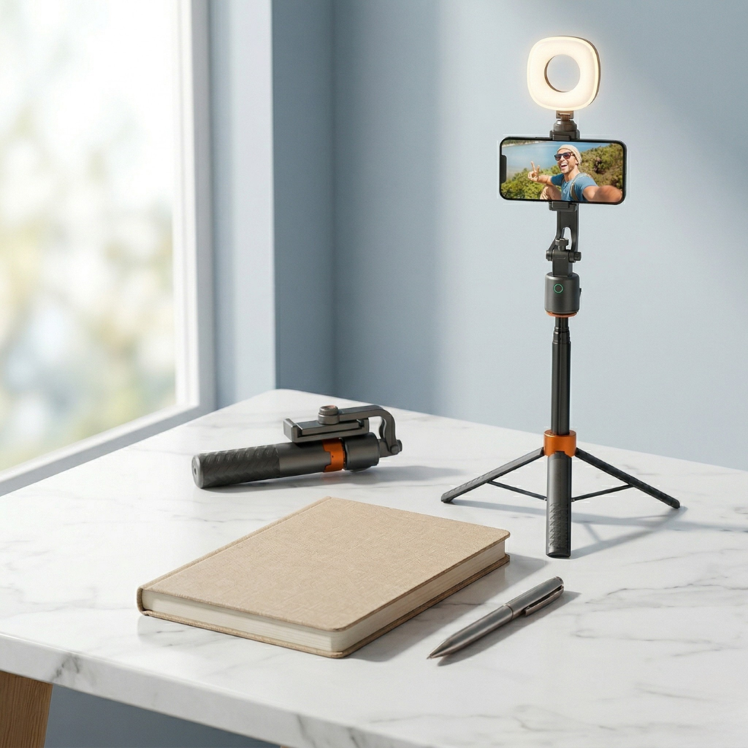 Smart Tracking Tripod for Vlogging and Content Creation | Temsk