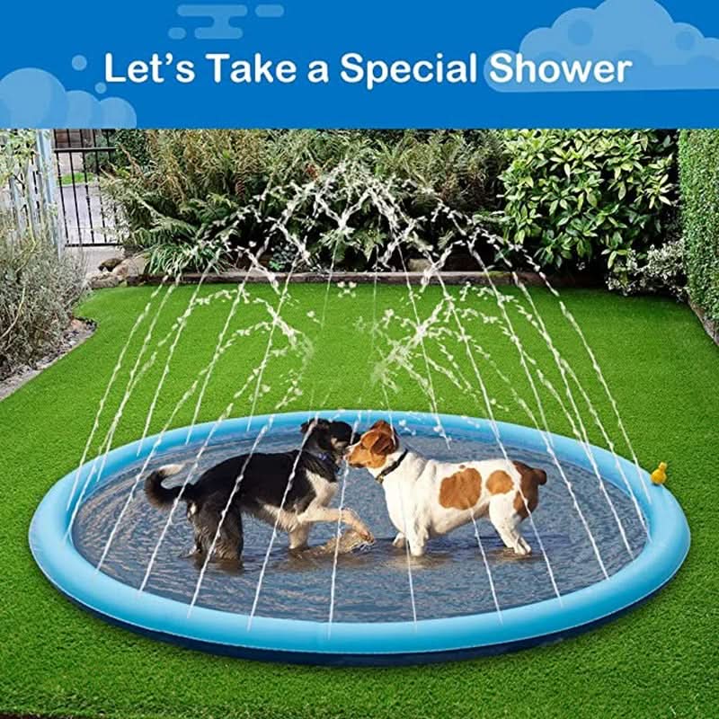 AquaPaws Splash Mat Interactive Water Mat For Dogs In Summer | Temsk