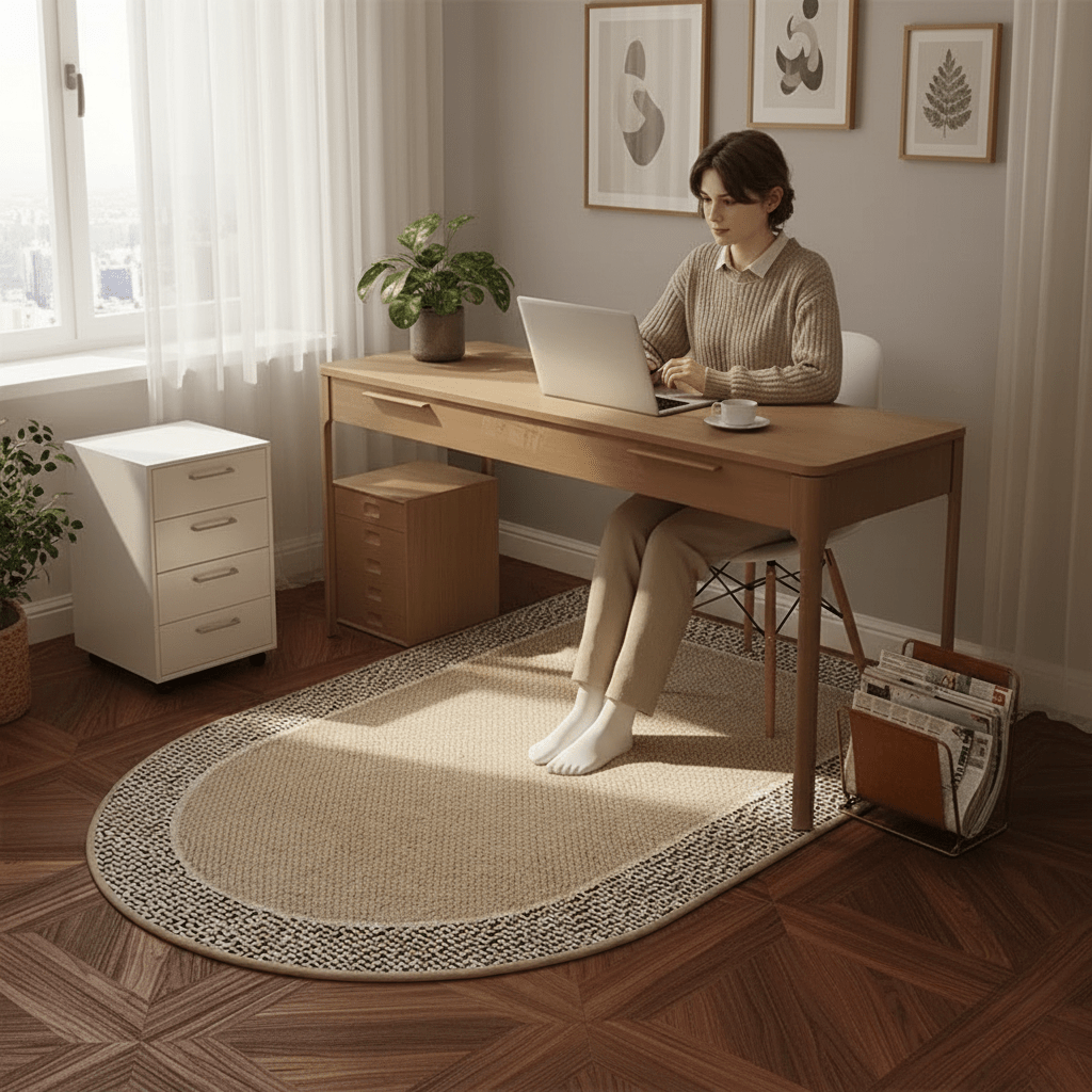 ShieldGuard Transparent Floor Protection Mat for Hard Floors | Temsk