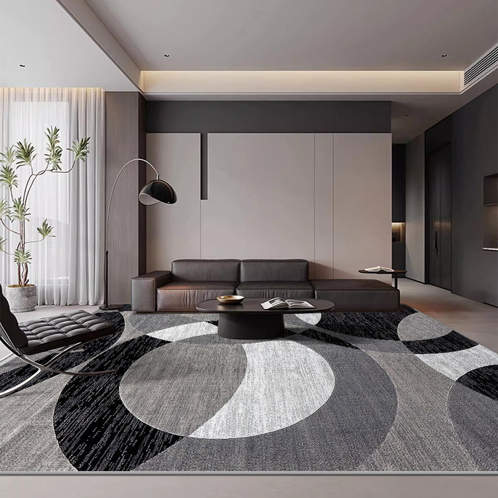 Orbit Weave geometrischer Teppich für moderne Wohnzimmer heute | Temsk