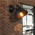 Retro Industrielle Wandleuchte mit verstellbarem Arm und mattschwarzer Oberfläche | Temsk