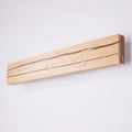 ArborLume Wood Wall Light With Crack Pattern And Warm LED Glow | Snurv | Temsk