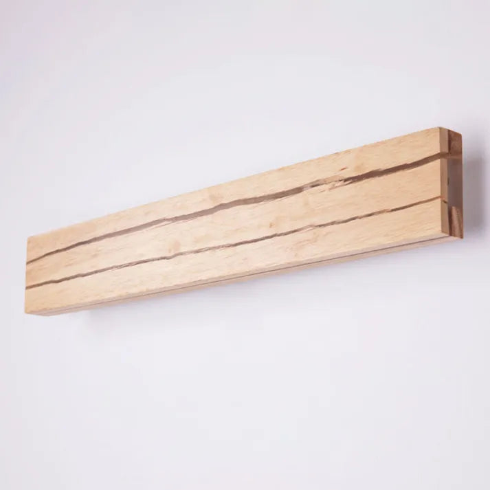 ArborLume Wood Wall Light With Crack Pattern And Warm LED Glow | Snurv | Temsk