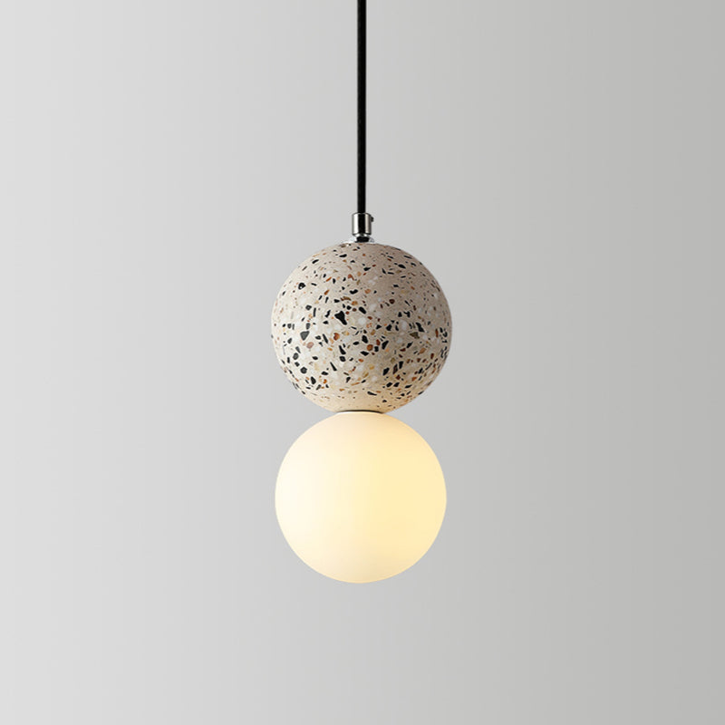 NovaLux LED Pendant Lights Small Glass Lamps For Dining Tables Black And White | Temsk