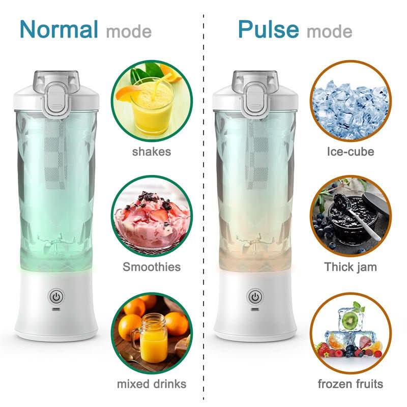 NovaBlend Pro Portable Smoothie Blender With 4000 mAh Battery And 600 ml Capacity | Temsk