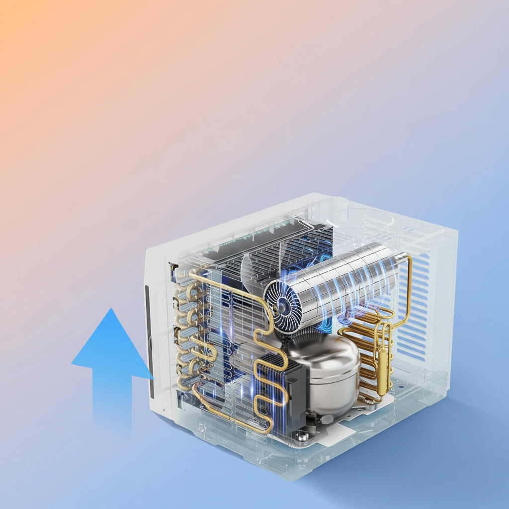 Intelligente WiFi-Klimaanlage für Fenster mit Fernbedienung | Temsk
