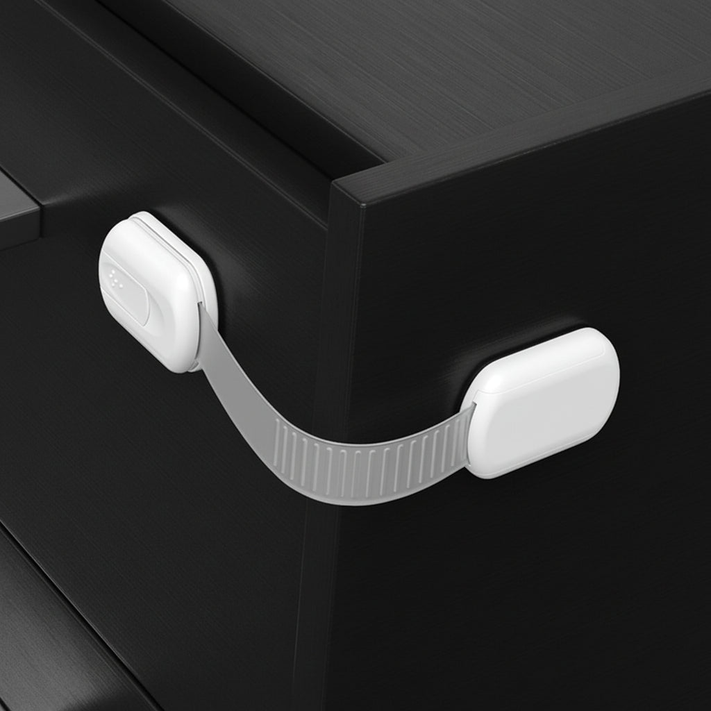 Adhesive Cabinet Locks For Childproofing Drawers And Doors | Temsk