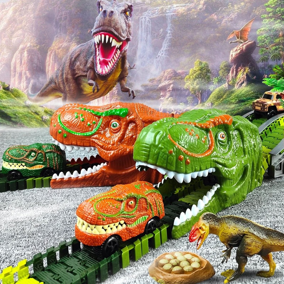 Jurassic Track Adventure Interactive Dino Train Game For Kids Aged 3 And Up | Temsk