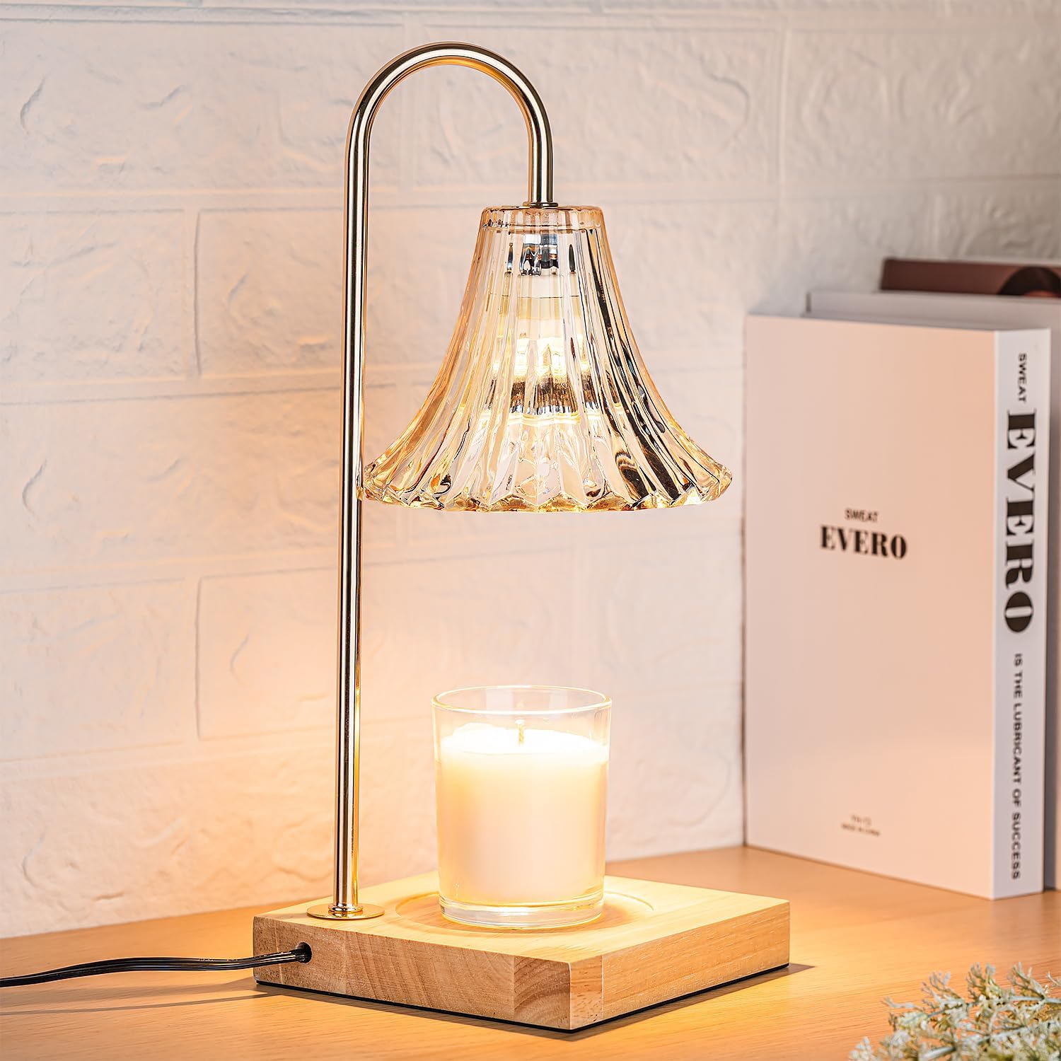 Elektrická lampa na tavení vosku a ohřívání svíček pro stolní použití | Temsk